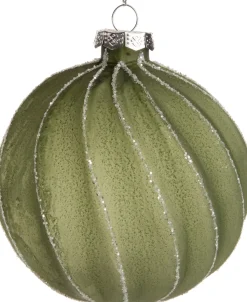 Intratuin Weihnachtskugel Jax grün D 10 cm