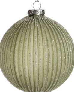 Intratuin Weihnachtskugel Jax grün D 10 cm