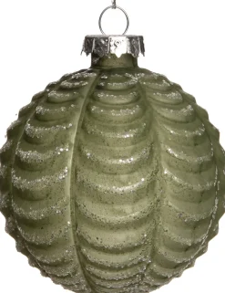 Intratuin Weihnachtskugel Jax grün D 8 cm
