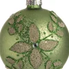 Intratuin Weihnachtskugel Judie grün D 8 cm