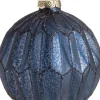 Intratuin Weihnachtskugel James blau D 10 cm