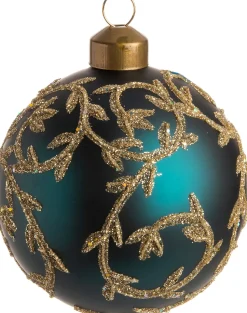 Intratuin Weihnachtskugel Joya blau D 8 cm