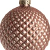 Intratuin Weihnachtskugel Jayne Rauten klein rosa D 8 cm