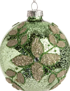 Intratuin Weihnachtskugel Judie grün D 8 cm