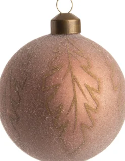 Intratuin Weihnachtskugel Joann braun D 8 cm