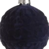Intratuin Weihnachtskugel Jiselle dunkelblau D 8 cm