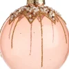 Intratuin Weihnachtskugel Kenda rosa / semitransparent D 8 cm