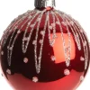 Intratuin Weihnachtskugel Lava rot D 8 cm