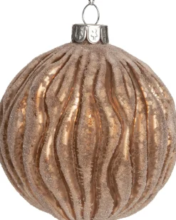Intratuin Weihnachtskugel Lori gold D 8 cm
