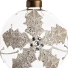Intratuin Weihnachtskugel Livia transparent D 8 cm