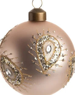 Intratuin Weihnachtskugel Lucy rosa D 8 cm