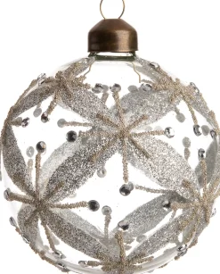 Intratuin Weihnachtskugel Liz bordeaux D 8 cm