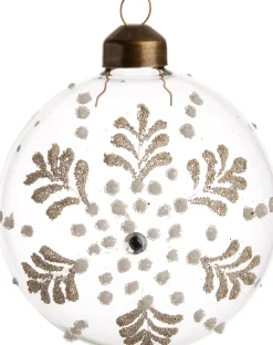 Intratuin Weihnachtskugel Livia transparent D 8 cm