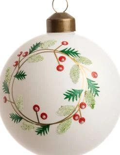 Intratuin Weihnachtskugel Myra braun D 8 cm