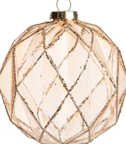 Intratuin Weihnachtskugel Misty bordeaux D 8 cm