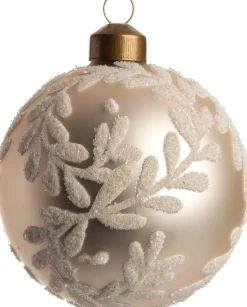 Intratuin Weihnachtskugel Maddie gold D 8 cm