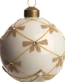 Intratuin Weihnachtskugel Marylou gold D 8 cm