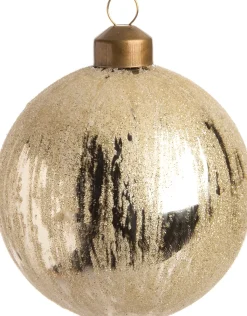 Intratuin Weihnachtskugel Neda gold D 8 cm