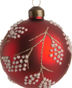 Intratuin Weihnachtskugel Noeooi rot D 8 cm