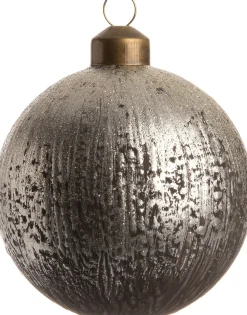 Intratuin Weihnachtskugel Phebe schwarz / gold D 8 cm