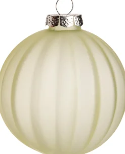 Intratuin Weihnachtskugel Sara hellgrün D 8 cm