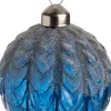 Intratuin Weihnachtskugel Tera blau / transparent D 8 cm