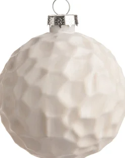 Intratuin Weihnachtskugel Trude weiß D 8 cm