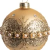Intratuin Weihnachtskugel Taya gold D 8 cm