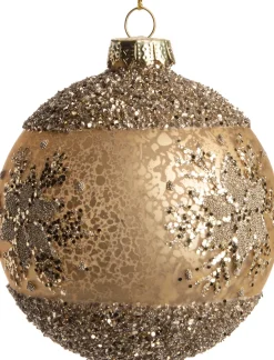 Intratuin Weihnachtskugel Tilly gold D 8 cm