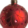 Intratuin Weihnachtskugel Tania rot D 8 cm