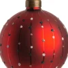Intratuin Weihnachtskugel Tania rot D 8 cm
