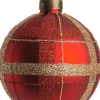 Intratuin Weihnachtskugel Tania rot D 8 cm