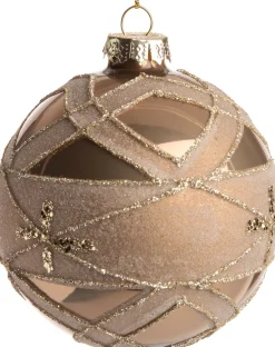 Intratuin Weihnachtskugel Tilly gold D 8 cm