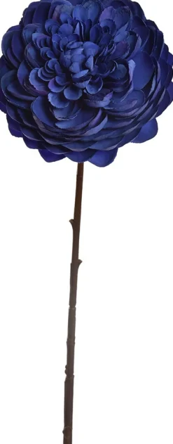 Jasaco Pure Kunstblume Dahlie 60 cm blau