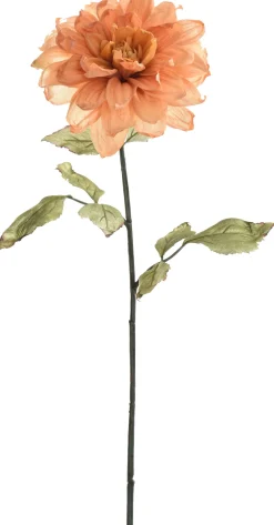 Jasaco Pure Kunstblume Dahlie 70 cm orange rosa