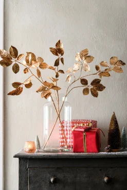 Jasaco Pure Kunstzweig Herbstblatt 112 cm gold