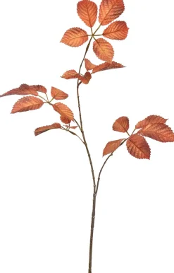 Jasaco Pure Kunstzweig Herbstblatt 80 cm kupfer