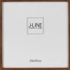 J-Line Bilderrahmen Govert braun 27 x 1,5 x 27 cm