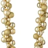 J-Line Weihnachtsgirlande Weihnachtskugeln gold 1,6 m