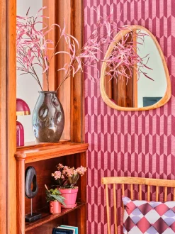 Jodeco Vase Dots schwarz D 23 H 30 cm