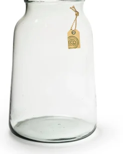 Jodeco Vase Eddy transparent D 16 H 35 cm