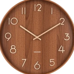 Karlsson Wanduhr Pure natur 43 x 42 x 5 cm