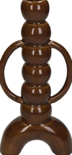 Kerzenständer Henque braun 10 x 4,5 x 21,5 cm