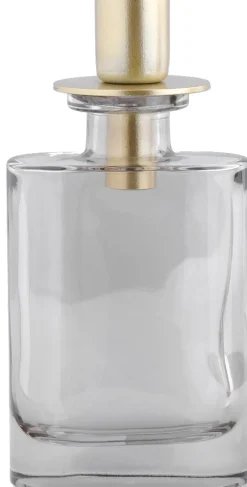 Kerzenständer Langford grau rechteckig 7 x 7 x 15 cm