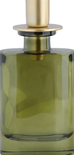 Kerzenständer Langford grün rechteckig 7 x 7 x 15 cm