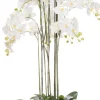 Kunstpflanze Orchidee (Phalaenopsis) in Topf 60 x 70 x 110 cm weiß