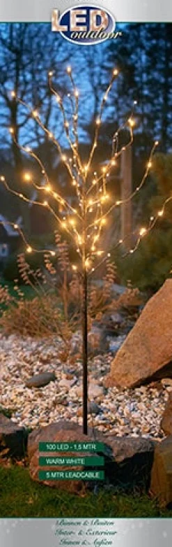 LED Lichterbaum Tobby 1,5 m warmweiß