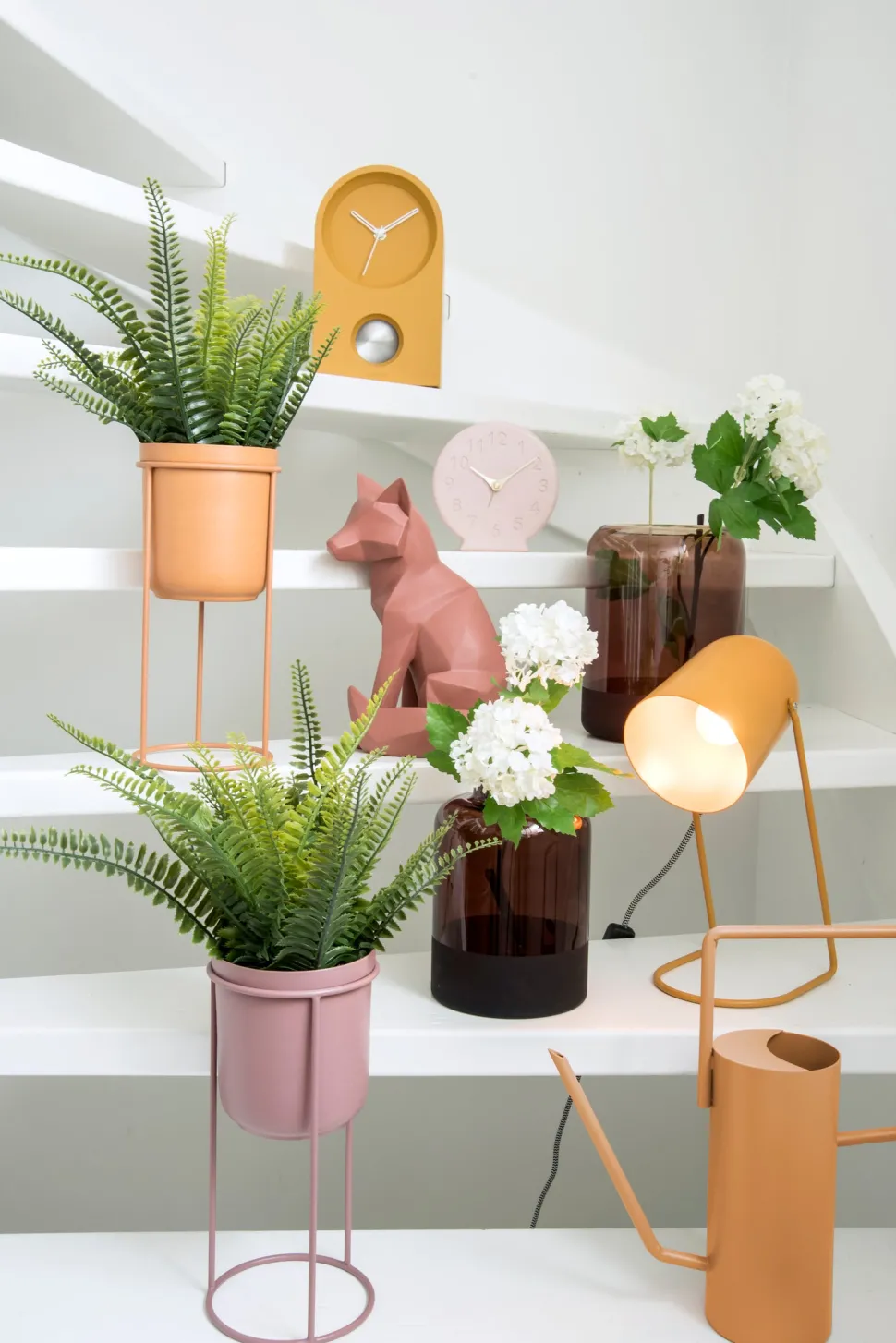 Leitmotiv Tischleuchte Enchant gelb 30 x 12,5 x 20 cm