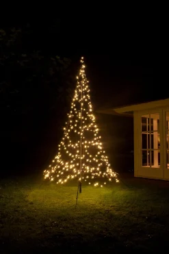 Lichterbaum H 300 cm mit LED-Beleuchtung warmweiß