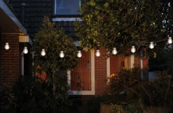 Lichterkette Glühbirnen 10 LEDs 10 m warmweiß